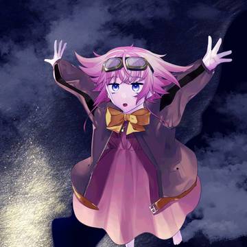 空飛ぶ少女