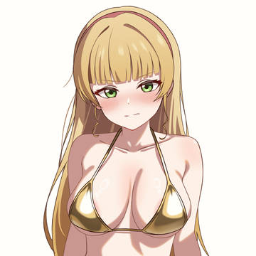 すみれちゃん金ビキニ着て…