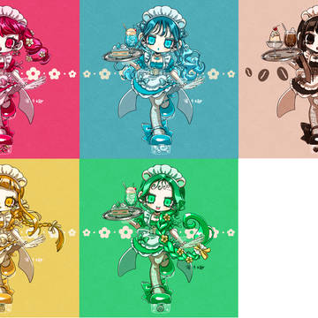 フリーアイコン、素材(メイド)
