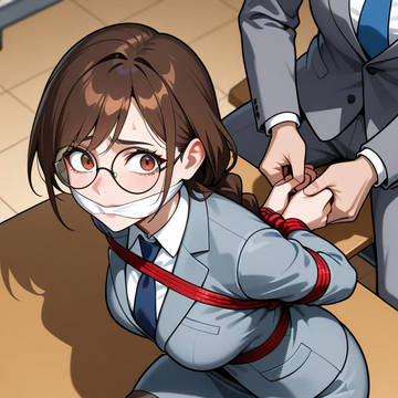 縛られてしまった女教師