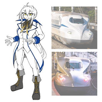 【鉄道擬人化】新幹線N700S系:エス君