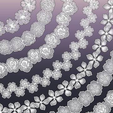 【宣伝】花のレースブラシ16種