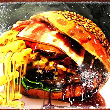 ☆マッケンチーズバーガー☆