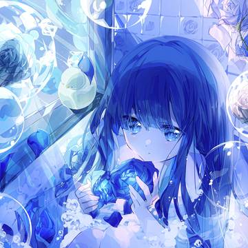 青い薔薇。🛁️🫧