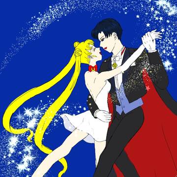 星空でダンスを