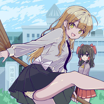 制服魔理沙&霊夢