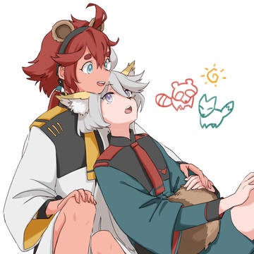 たぬき　きつね