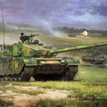 BOX ART: ZTZ-99A MBT 封绘99A主战坦克