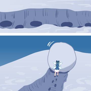 Cirno & snowball war!