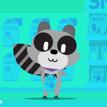 Bandit gets a snack