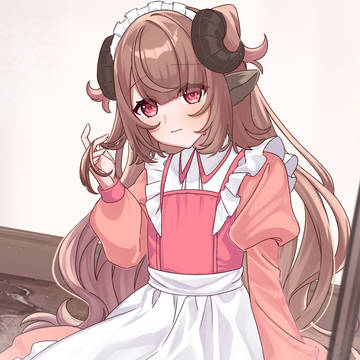 メイドの羊ちゃん🐏🎀