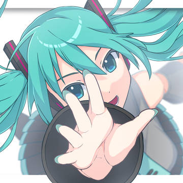 飛び出す初音ミクちゃん