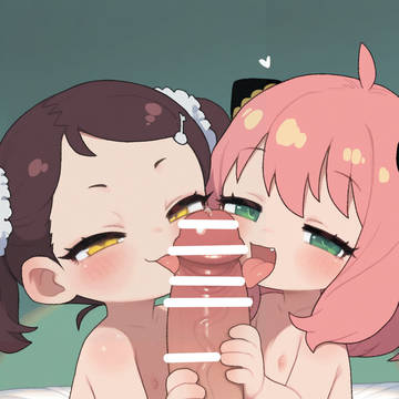 Anya and Becky Like your cum~