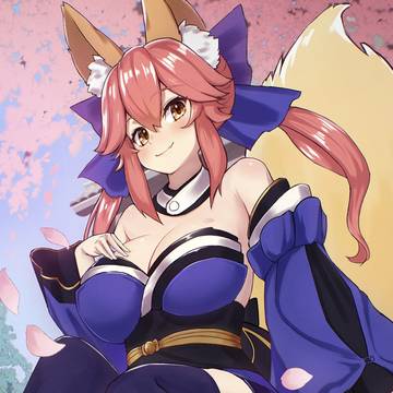 桜とタマモちゃん