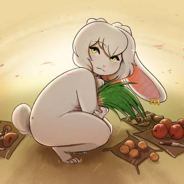Gipsy in the golden fields