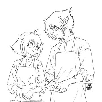 Slayers Artober 2024 - Cooking