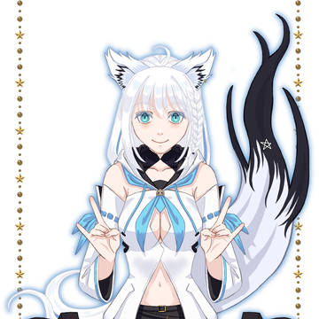 初描き絵フブキ
