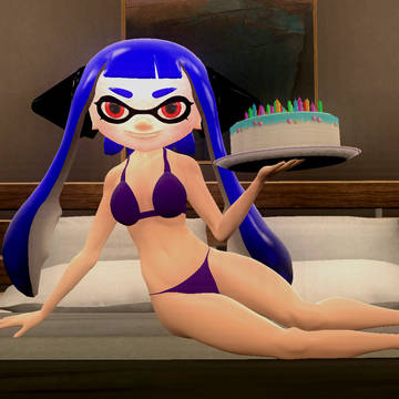Birthday in bed