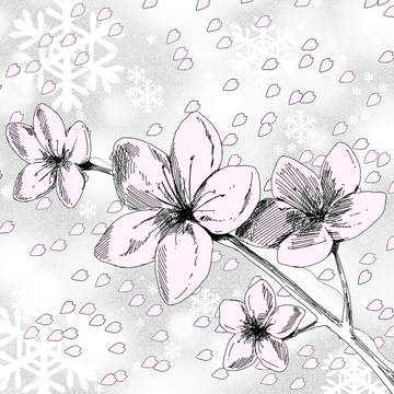 花に色を足してみた〜