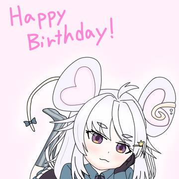 りちゃまる誕生日絵
