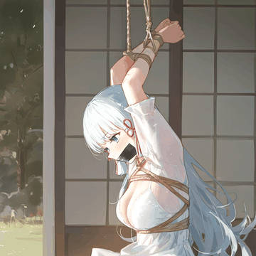 动图尝试#2 绫华挣扎