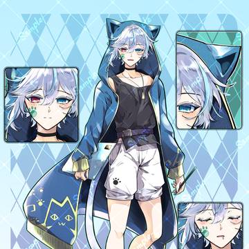 自作絵サンプルまとめ(IRIAM企画ご依頼絵など)
