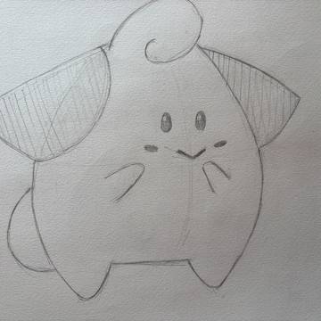 絵を習慣化するぞ企画 ポケモン ピィ