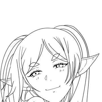 LINE ART ANIME