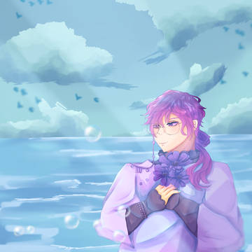 on the lake