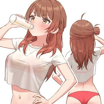 ロングヘア佑芽ちゃん！