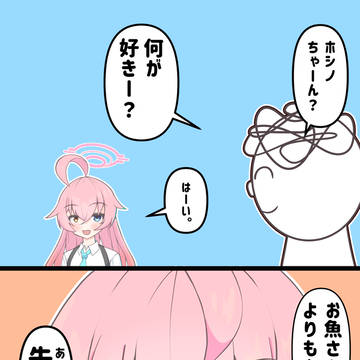 最近流行りのアレをホシノにやらせたかった