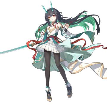 龙娘镜衔花