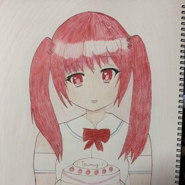 赤い髪の女の子