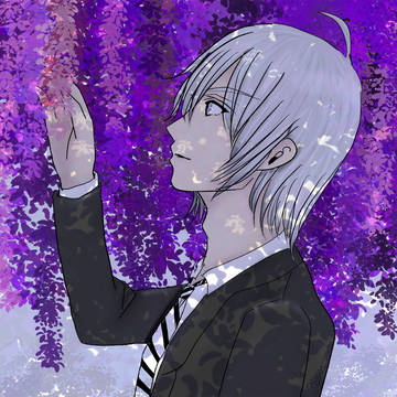 藤の花とシルバー