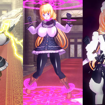 【COM3D2】うちのこ敗北セット　爆乳冒険者を襲う紳士ハンド