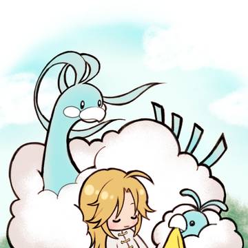彦卿と鳥ポケ