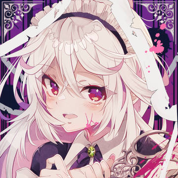 【オリジナル】アルビノメイドちゃん