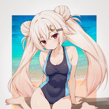 エノテラちゃん水着イラスト