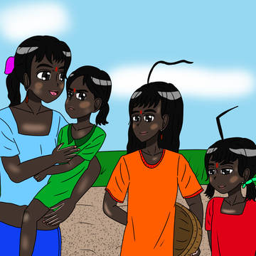Ruaribinan Village Girls