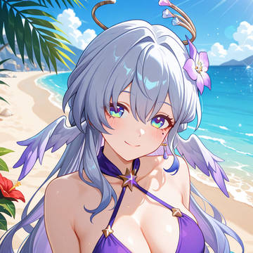 Robin at the beach