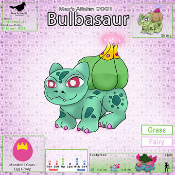 Bulbasaur | Alt Dex 001