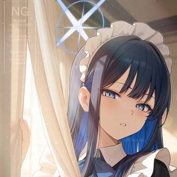 💙🤍錠前サオリ(メイド)🤍💙