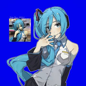 side ponytail MIKU