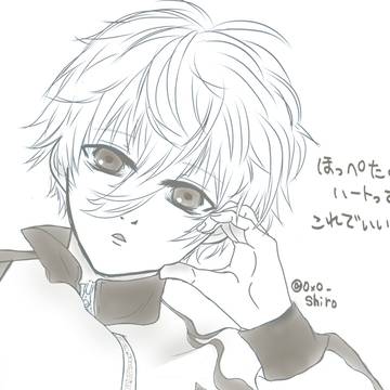 ほっぺたハート
