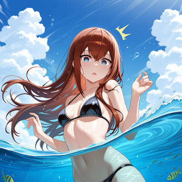 Kurisu getting into trouble.