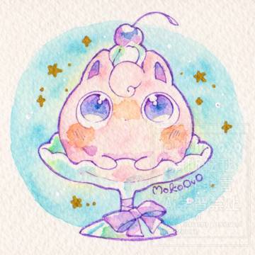 透明水彩でポケモンたち2
