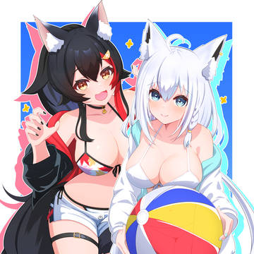 水着フブミオ🦊🐺