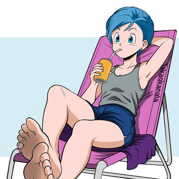 Relaxing Barefoot Bulma