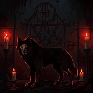 Bloodied Wolf