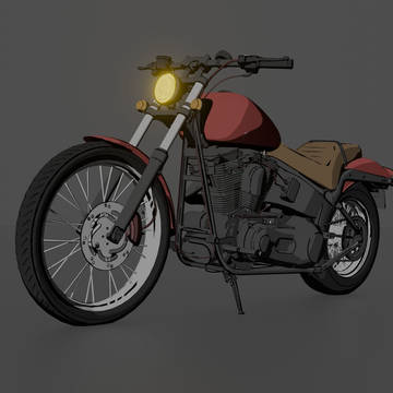 Motorcycle toon shader